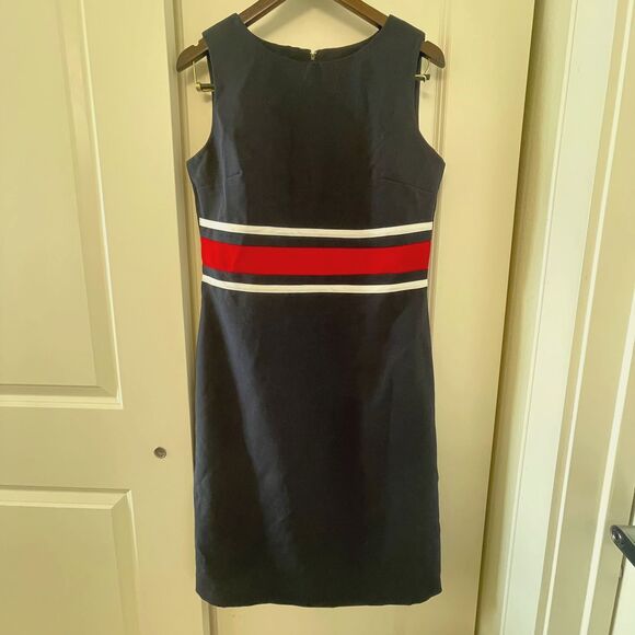 Bfa Classics Dresses & Skirts - Vintage BFA Classics Women's Midi Sheath Sleeveless Blue Dress Size 10